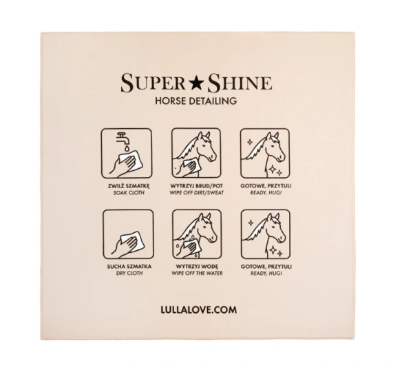 Szmatka do osuszania i czyszczenia konia LULLALOVE Super Shine