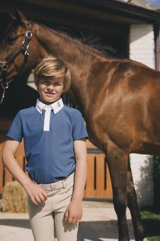 Chłopięca koszula konkursowa z krótkim rękawem Kentucky Ridingwear Osaka