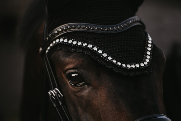 Nauszniki klasyczne Kentucky Horsewear Wellington Big Stone&Pearl