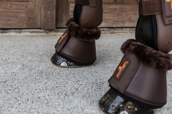 Kaloszki z futrem Kentucky Horsewear Sheepskin Leather