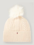 Czapka zimowa z pomponem TOMMY HILFIGER EQUESTRIAN Perry