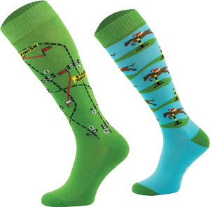 Podkolanówki jeździeckie Comodo Funny Design - Konie