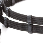 Wodze parciane z podwójnymi stoperami Kavalkade - szerokość 19 mm