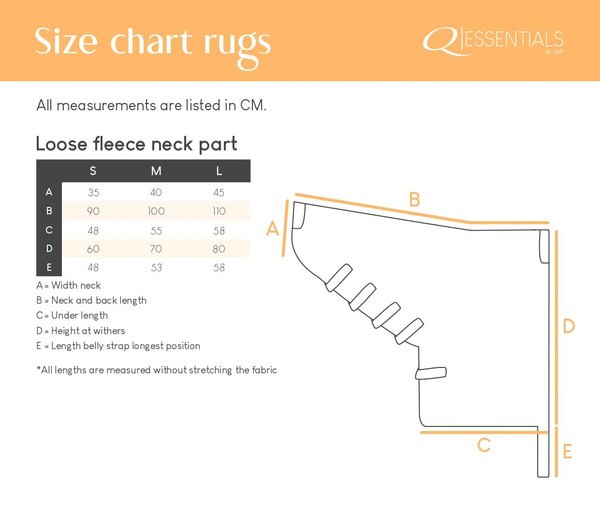 Szalik polarowy dla konia QHP