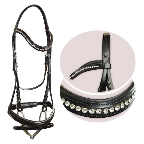 Ogłowie z nachrapnikiem szwedzkim York Gloria