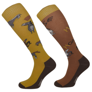 Podkolanówki jeździeckie Comodo Funny Design - Mustang