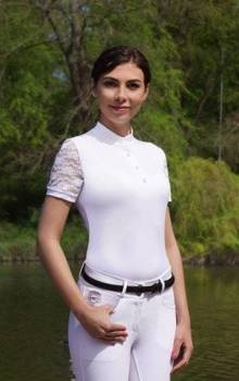 Koszulka konkursowa z krótkim rękawem Horsenjoy Victoria