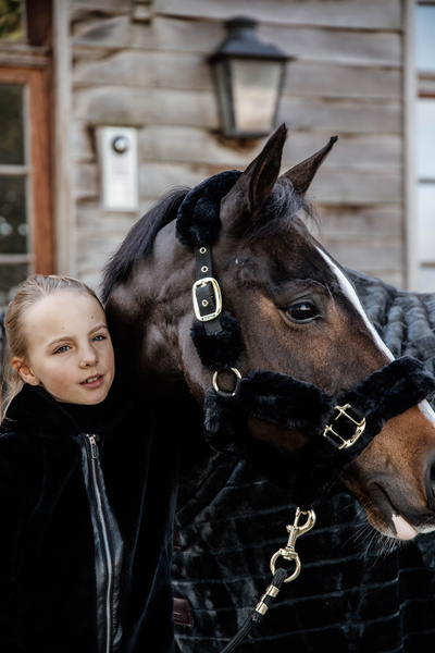 Wymienny pasek potyliczny do kantara Kentucky Sheepskin Shipping Halter