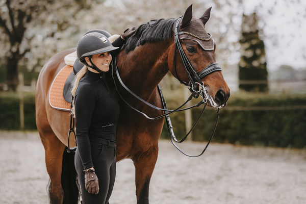 Nauszniki klasyczne Kentucky Horsewear Wellington Leather