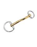 Wędzidło oliwkowe FAGER Elin Sweet Gold Bradoon - pojedynczo łamane