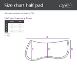 Podkładka pod siodło z pianką Memory QHP