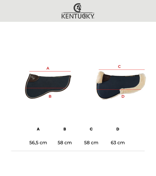 Podkładka pod siodło Kentucky Horsewear Half Pad Absorb
