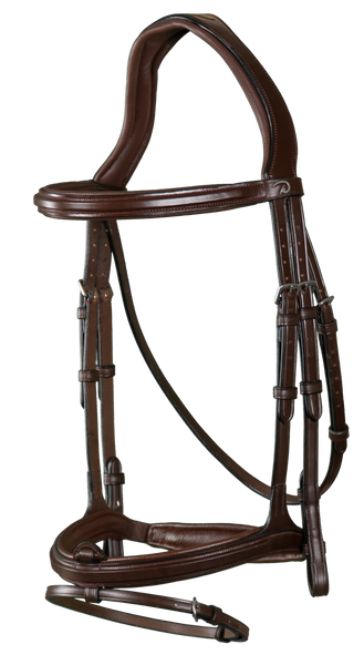 Ogłowie z nachrapnikiem kombinowanym Dy'on New English Collection NEAAAA