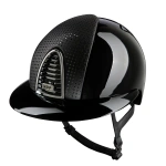 Kask jeździecki z szerokim daszkiem KEP Italia Cromo 2.0 Polish Metal Verona Chrome