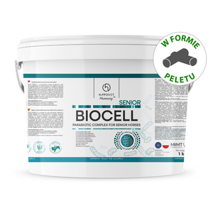 Parabiotyk w granulacie dla koni starszych HippoVet Pharmacy Biocell Senior Pellet
