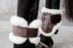 Ochraniacze tylne z futrem Kentucky Horsewear Young Horse TPU