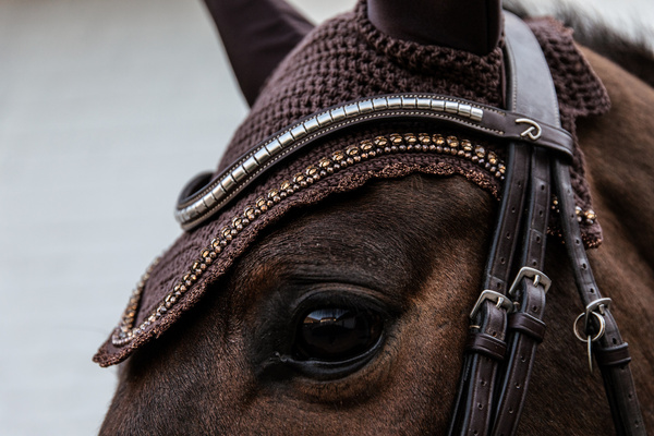 Nauszniki wyciszające Kentucky Horsewear Long Stone&Pearl