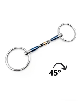 Wędzidło zwykłe FAGER Tim Sweet Iron - podwójnie łamane