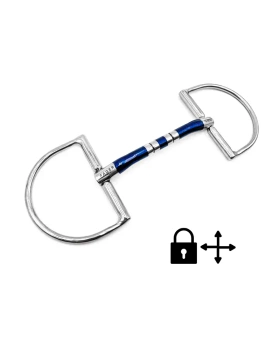 Wędzidło D-ring FAGER Niklas Sweet Iron - podwójnie łamane