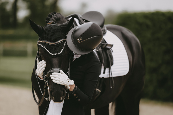 Nauszniki klasyczne Kentucky Horsewear Wellington Big Stone&Pearl