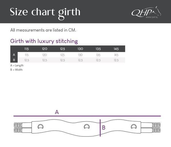 Popręg wszechstronny QHP Luxury