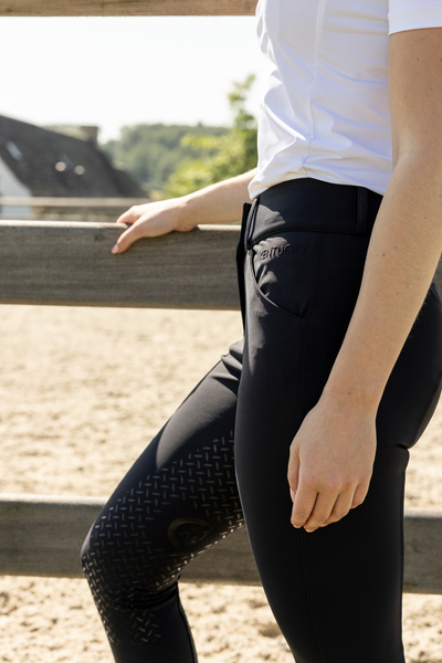 Damskie legginsy jeździeckie z pełnym lejem silikonowym Kentucky Ridingwear Riding Legging Classic