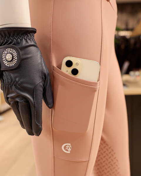 Damskie legginsy jeździeckie z kolanowym lejem silikonowym Kentucky Ridingwear Riding Legging Classic
