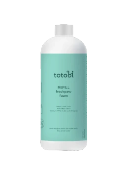Neutralizująca zapachy pianka do czyszczenia łap psa i kota bez użycia wody Totobi Freshpaw Foam Refill