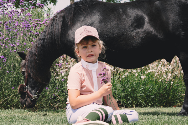 Czapka z daszkiem Kentucky Ridingwear Velvet - dziecięca