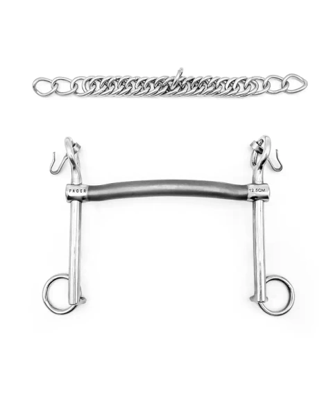 Munsztuk FAGER Daniel Titanium  - sztanga z portem językowym