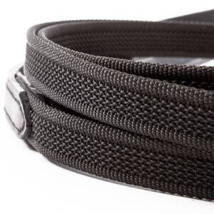 Wodze ogumowane bez stoperów Kavalkade - szerokość 16 mm