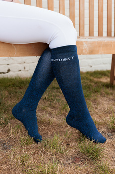 Podkolanówki jeździeckie Kentucky Ridingwear Glitter - trójpak