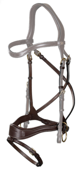 Nachrapnik anatomiczny do ogłowia bezwędzidłowego Dy'on D Collection D MOTION DY04W