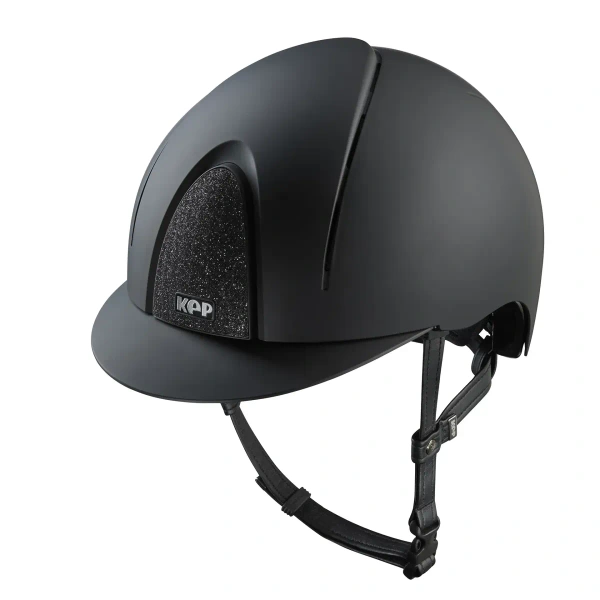 Kask jeździecki KEP Italia Smart Nova Textile Black Star Black
