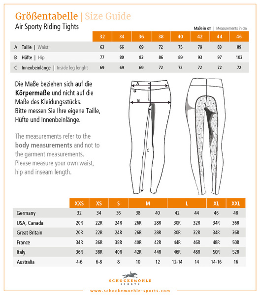 Legginsy z pełnym lejem silikonowym Schockemöhle Sports Air Sporty