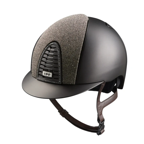 Kask jeździecki KEP Italia Cromo 2.0 Polish Metal Vanity Silver