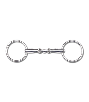 Wędzidło zwykłe Waldhausen Pony - podwójnie łamane