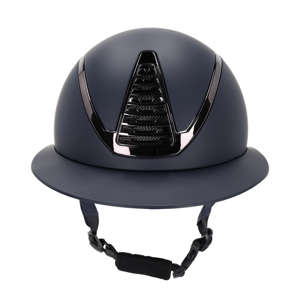 Kask jeździecki z szerokim daszkiem QHP Toledo Polo