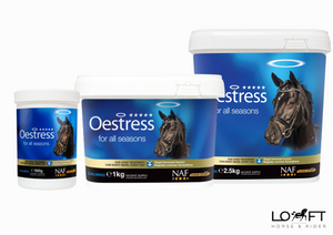 Suplement wspomagający prawidłową równowagę hormonalną u klaczy NAF Oestress
