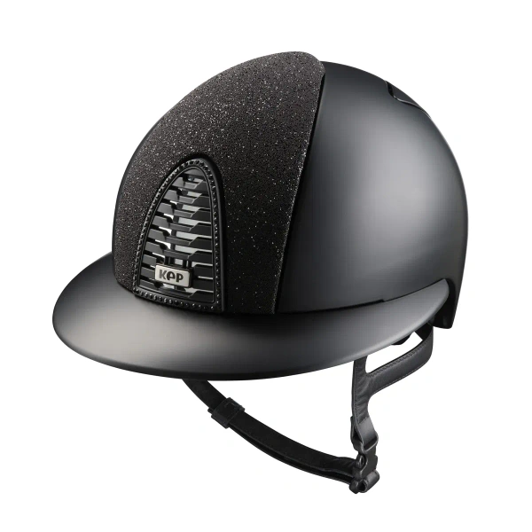Kask jeździecki z szerokim daszkiem KEP Italia Cromo 2.0 Textile Metal Vanity
