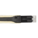 Popręg anatomiczny z futrem Kavalkade Foster Faux fur