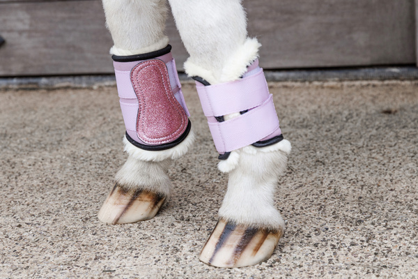 Ochraniacze dla kucyka Kentucky Horsewear Vegan Sheepskin Unicorn Glitter