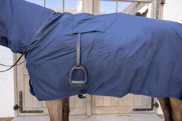 Derka przeciwdeszczowa do jazdy Kentucky Horsewear Horse Raincoat Hurricane
