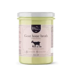 Bulion z kości kozy dla psa  Syta Micha