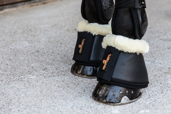 Kaloszki z futrem Kentucky Horsewear Sheepskin Leather