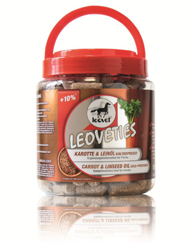 Smakołyki dla konia LEOVET - Marchew & Olej lniany