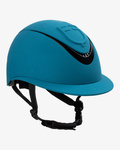 Kask jeździecki z szerokim daszkiem Equestro Embossed logo