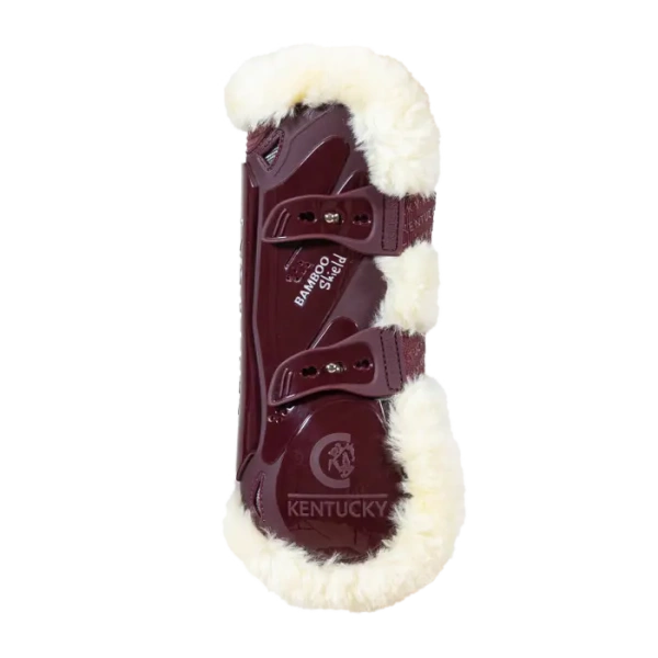Ochraniacze przednie z futrem Kentucky Horsewear Bamboo Elastic