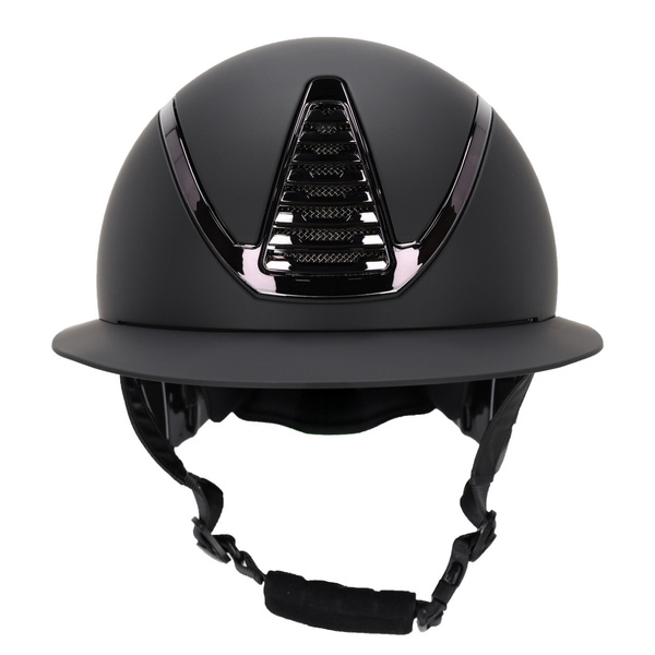 Kask jeździecki z szerokim daszkiem QHP Toledo Polo