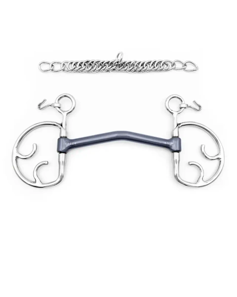 Kimblewick FAGER Sara Titanium - sztanga z portem językowym